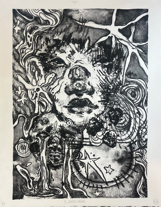 3 Faced Moon Litho Addition