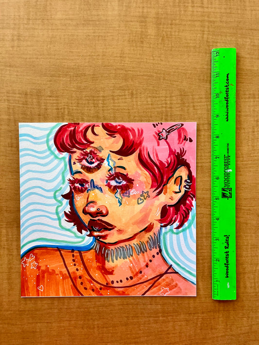 Pink Cyclops Print